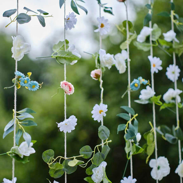 Hanging Flower Curtain Party Backdrop Nz 