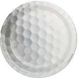 Golf Ball Shaped Plate 8pk