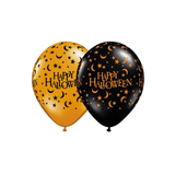 Halloween Balloons with Moons & Stars