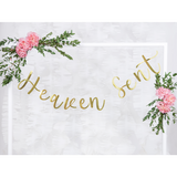 Heaven Sent Gold Banner