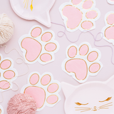 Paw shaped napkins - 12pk