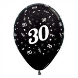 Black 30th Birthday Balloons - The Party Room