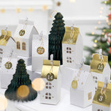 White Advent Calendar Houses - The Party Room