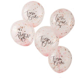 Floral Hen Party Confetti Balloons 5pk