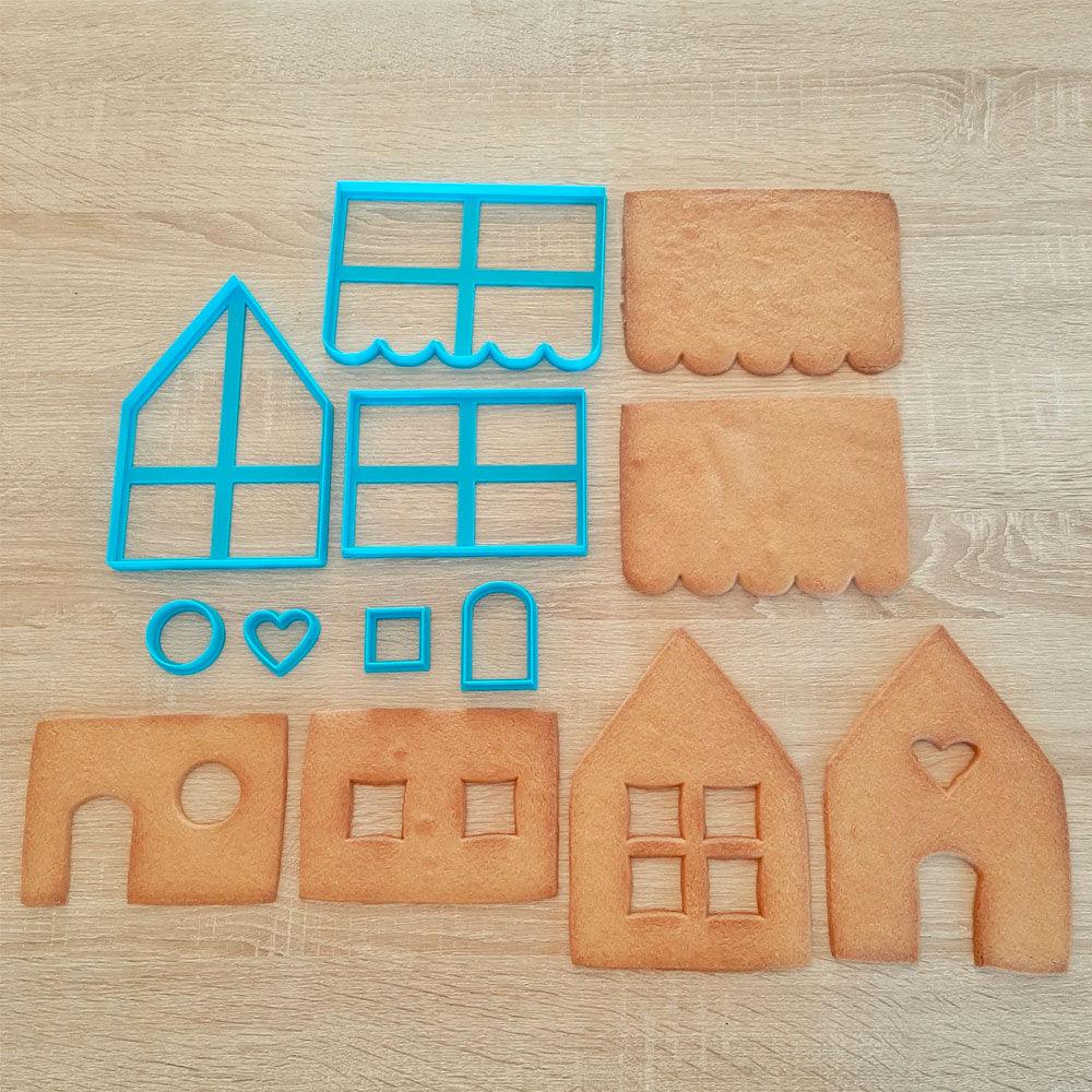 Large Gingerbread House Cookie Cutter Set Nz The Party Room 0227