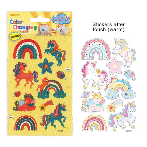 Unicorn Colour Changing Stickers | Party Favours NZ | The Party Room