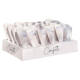 Wedding Confetti Tray with 24 Cones & Confetti