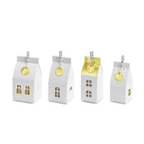 White Advent Calendar Houses