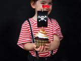 Pirate Cupcake Kit 6pk - The Party Room