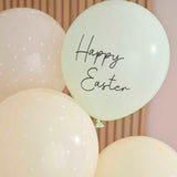 Pastel Happy Easter Balloons 5pk - The Party Room