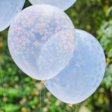 Pastel Printed Flower Balloons Cluster 5pk - The Party Room