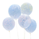 Pastel Printed Flower Balloons Cluster 5pk - The Party Room